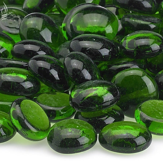 Fireplace Fire Pit Beads Emerald Green