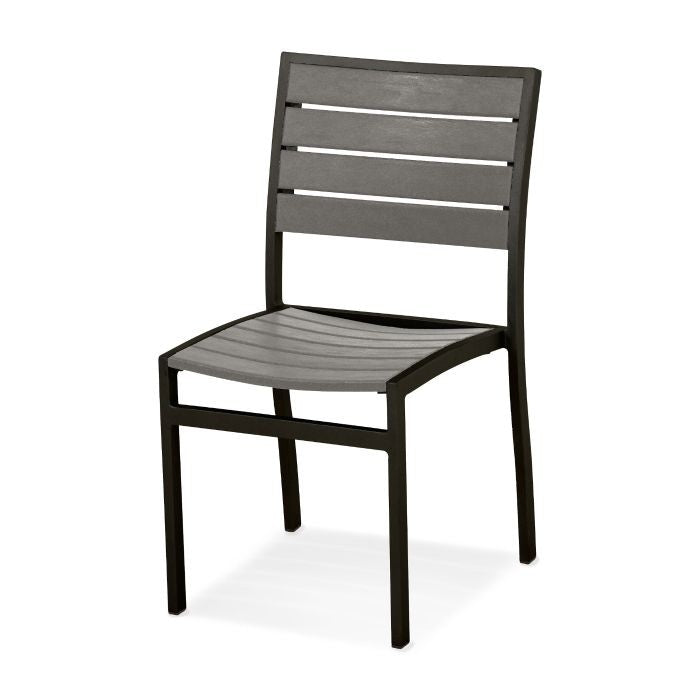 Polywood Euro™ Dining Side Chair - Grey