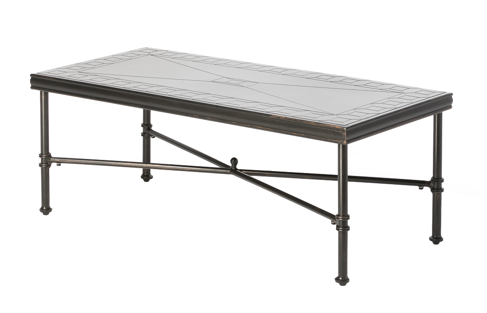 Honeycomb 48" Rectangular Outdoor Coffee Table