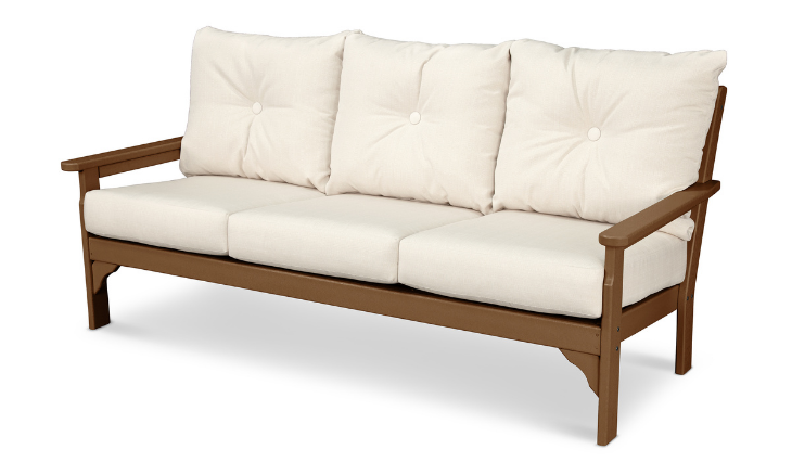 Teak Frame + Antique Beige Cushion