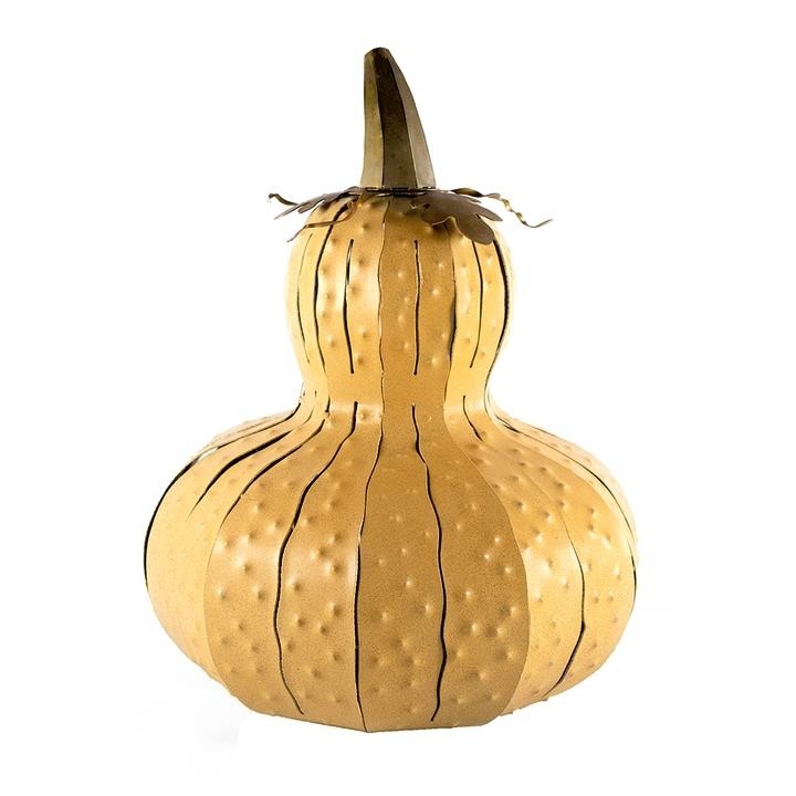 Indoor/Outdoor Metal Gourd Luminary