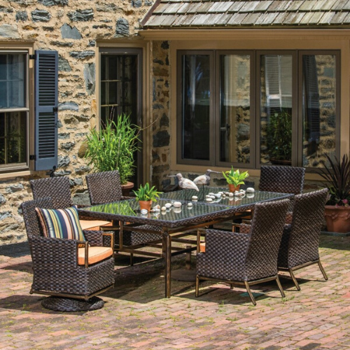 Grammercy Wicker 7 Piece Dining Set