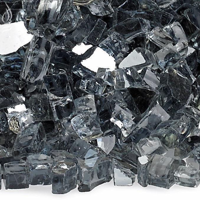 Fire Pit Fireplace Fire Glass Gray Reflective