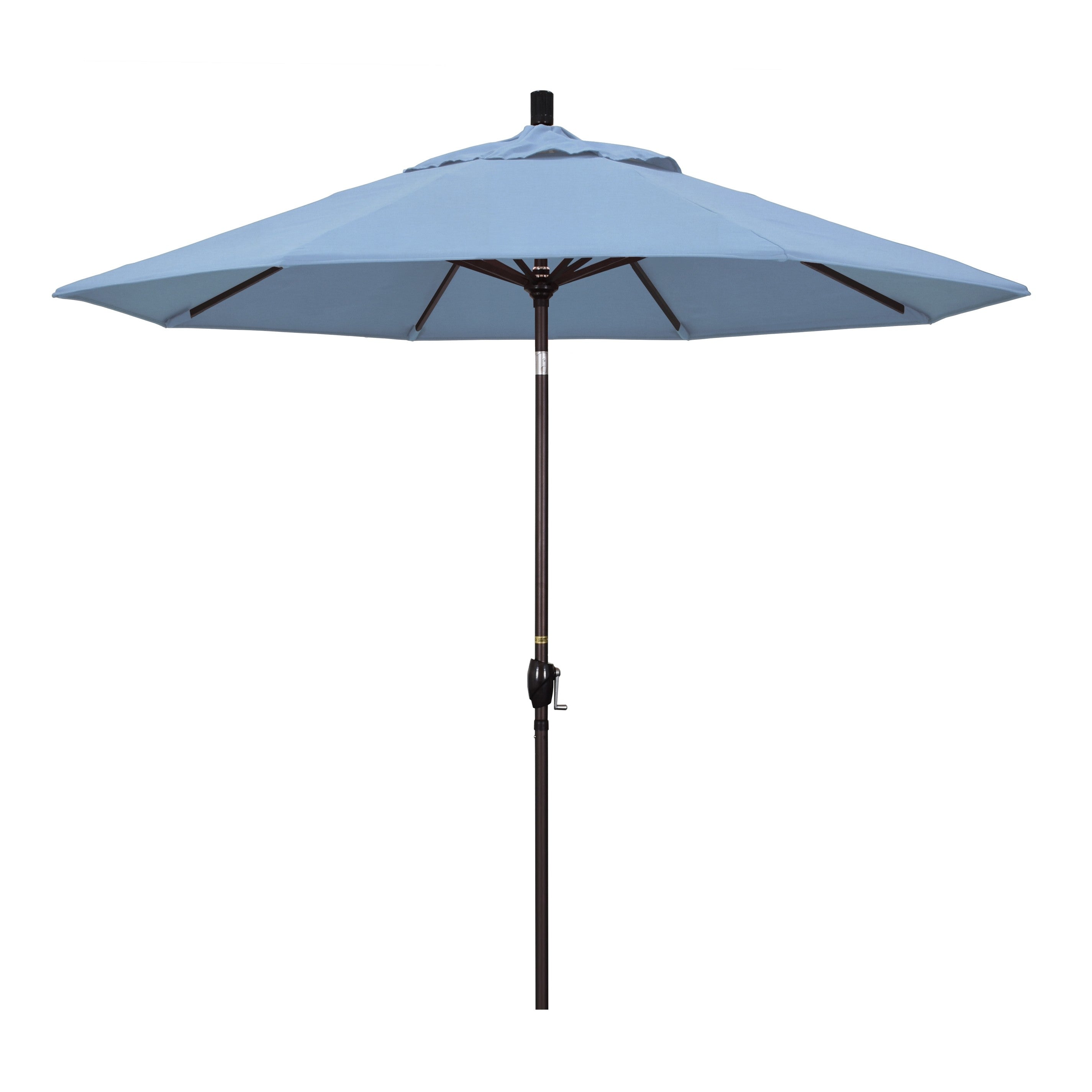 9 canvas patio umbrellas 9' Market Style Outdoor Umbrella with Wind Vent Canvas Air Blue