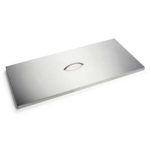 Gas Fire Table Stainless Steel Lid 34X16
