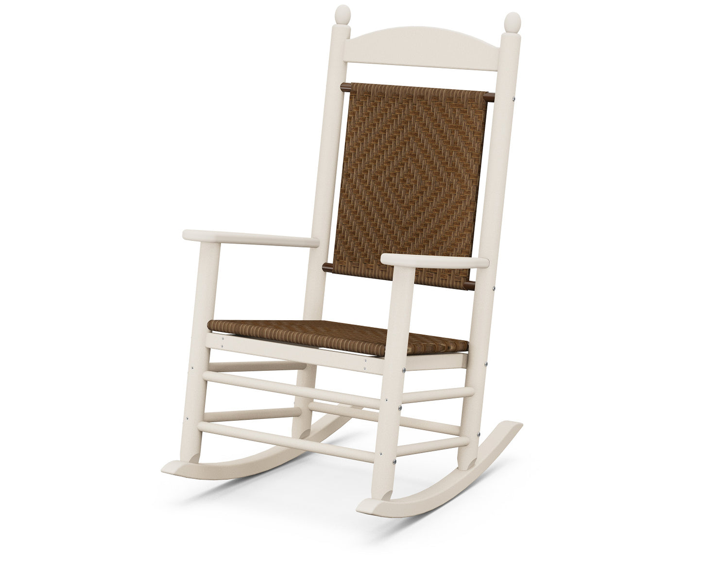 POLYWOOD Jefferson Woven Rocker Recycled Plastic