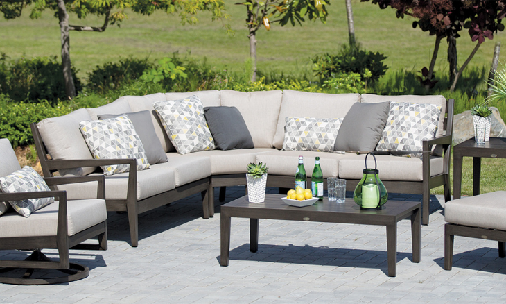Lucia 3 Piece 45 Degree Curved Sectional