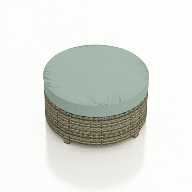 Willow Weave wicker with canvas spa fabric