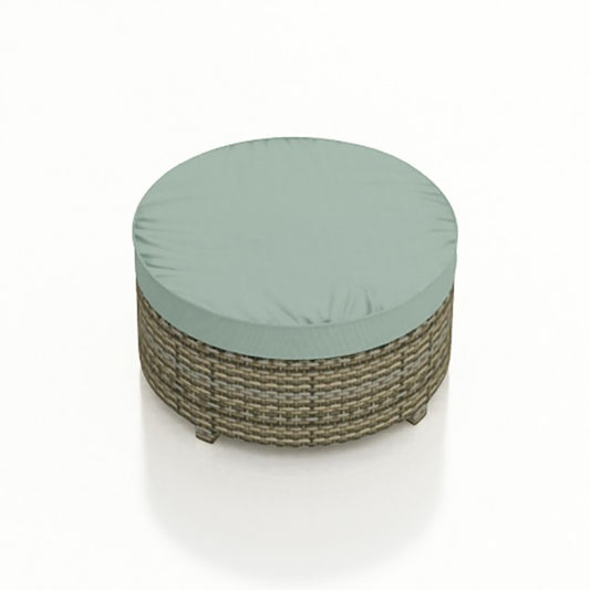 Willow Weave wicker with canvas spa fabric
