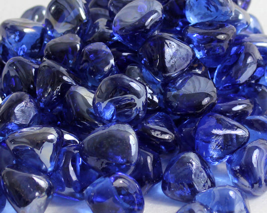 Zircon Fire Glass - Midnight Blue Luster