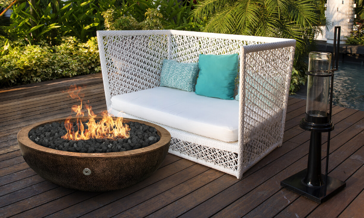 Prism Moderno 4 Concrete Fire Bowl