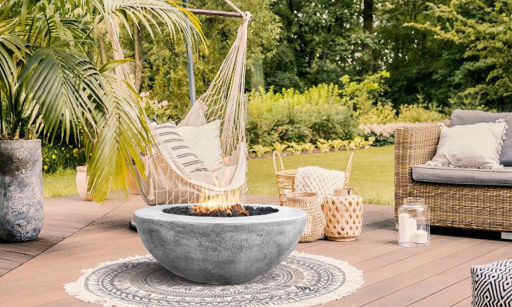 Prism Moderno 5 Concrete Fire Bowl