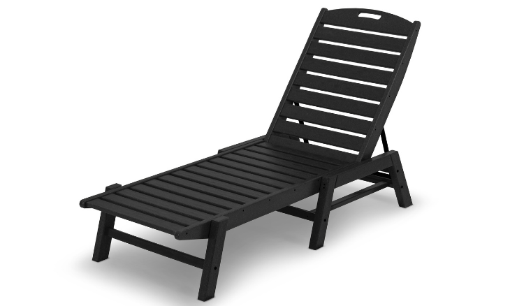 POLYWOOD Nautical Chaise Stackable