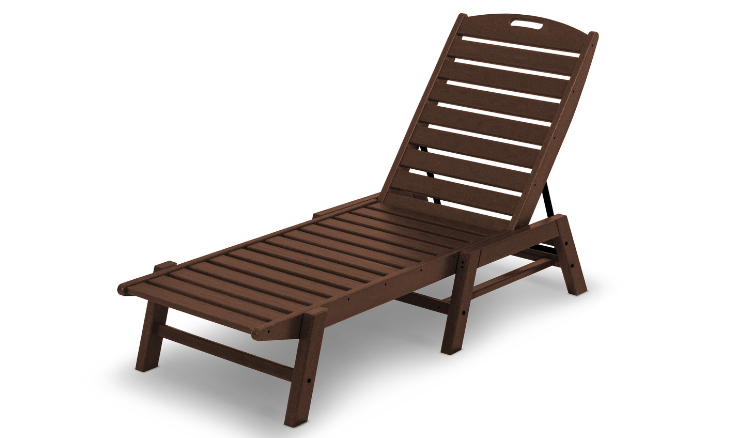 POLYWOOD Nautical Chaise Stackable
