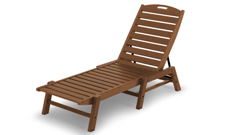 POLYWOOD Nautical Chaise Stackable