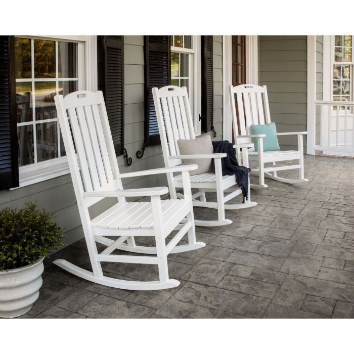 POLYWOOD Nautical Porch Rocking Chair