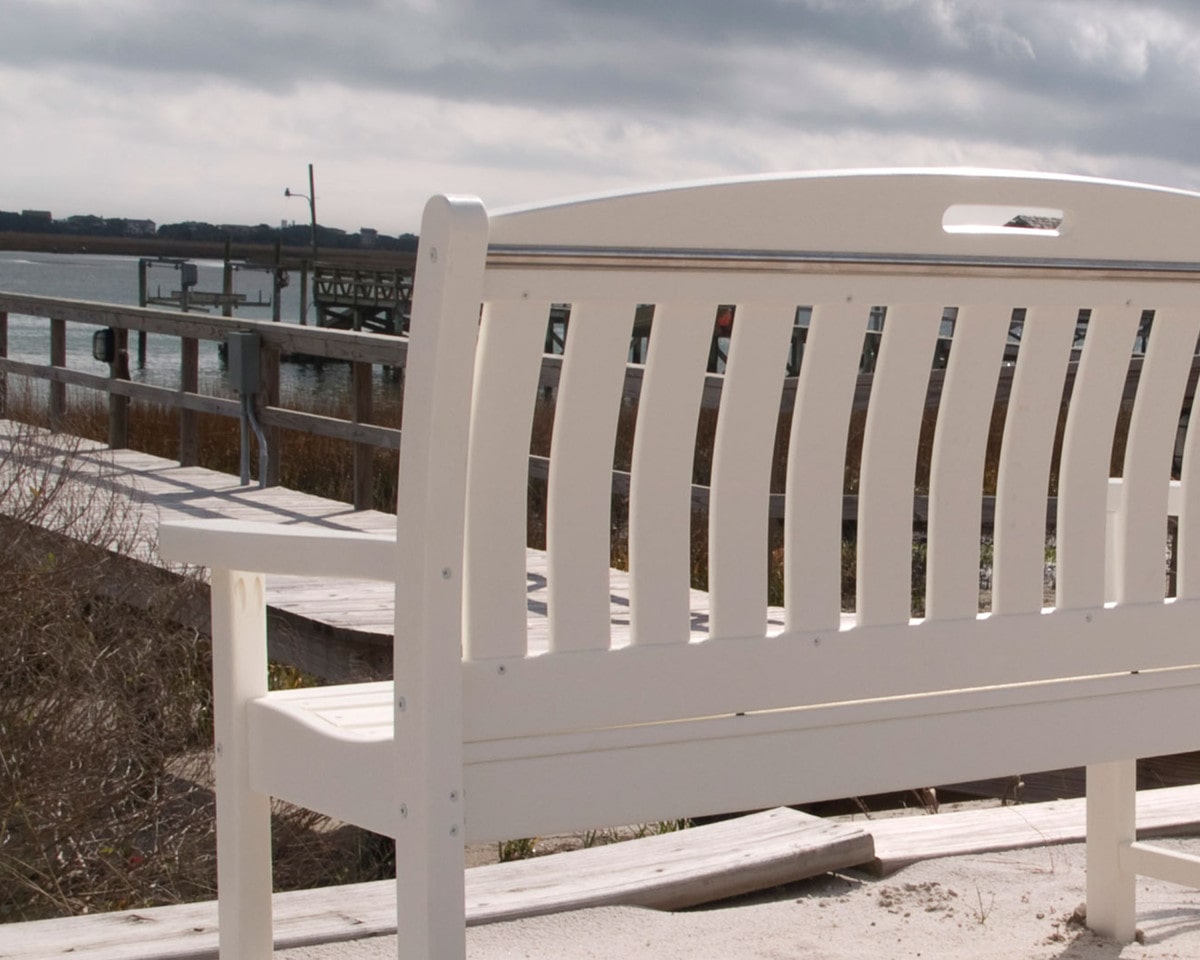 POLYWOOD Nautical 48" Patio Bench