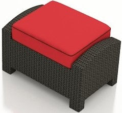 Cabo Wicker Club Chair Ottoman