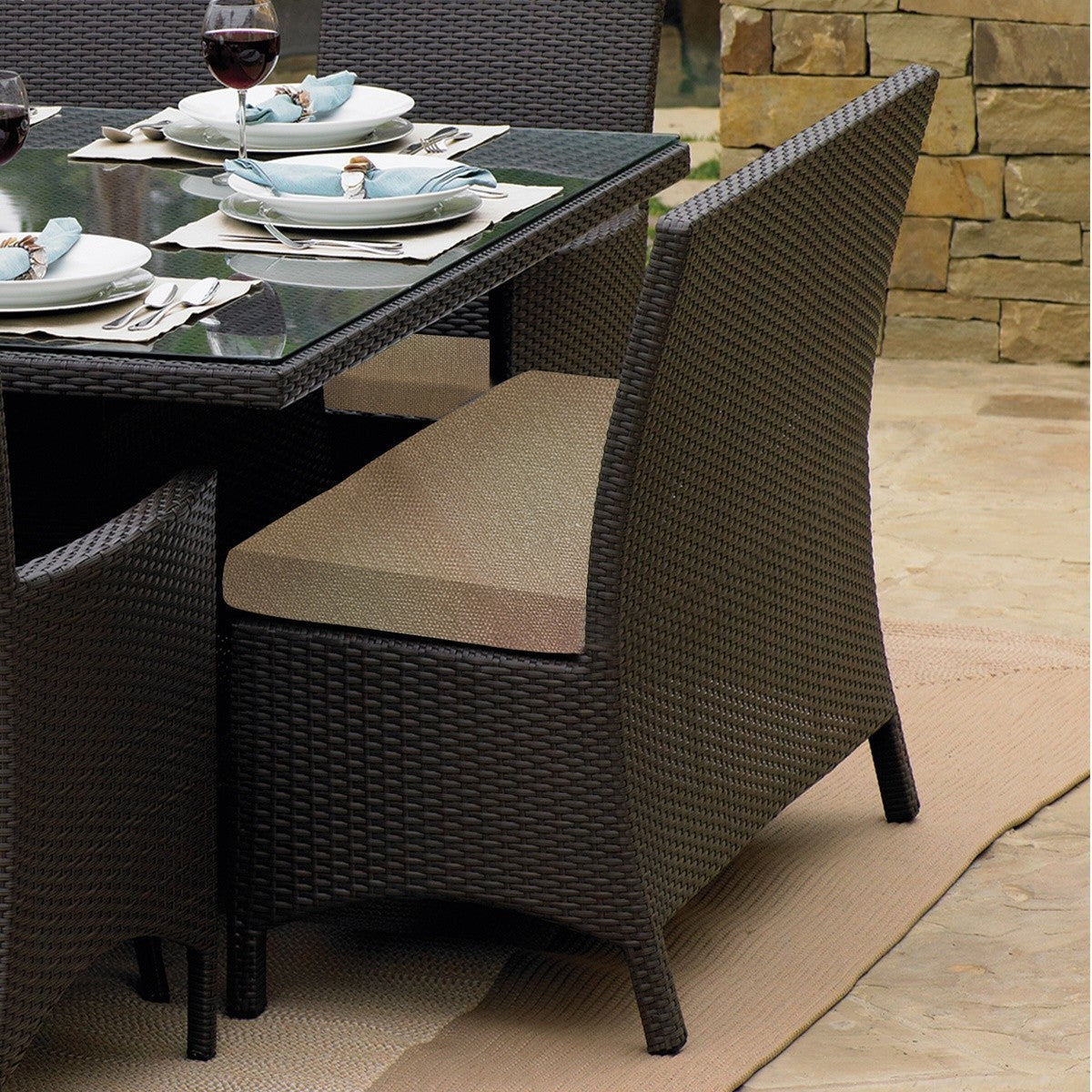 Malibu Dining Bench Lifestyle Image