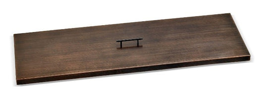 Oil Rubbed Bronze Stainless Steel Rectangular Burner Pan Cover
