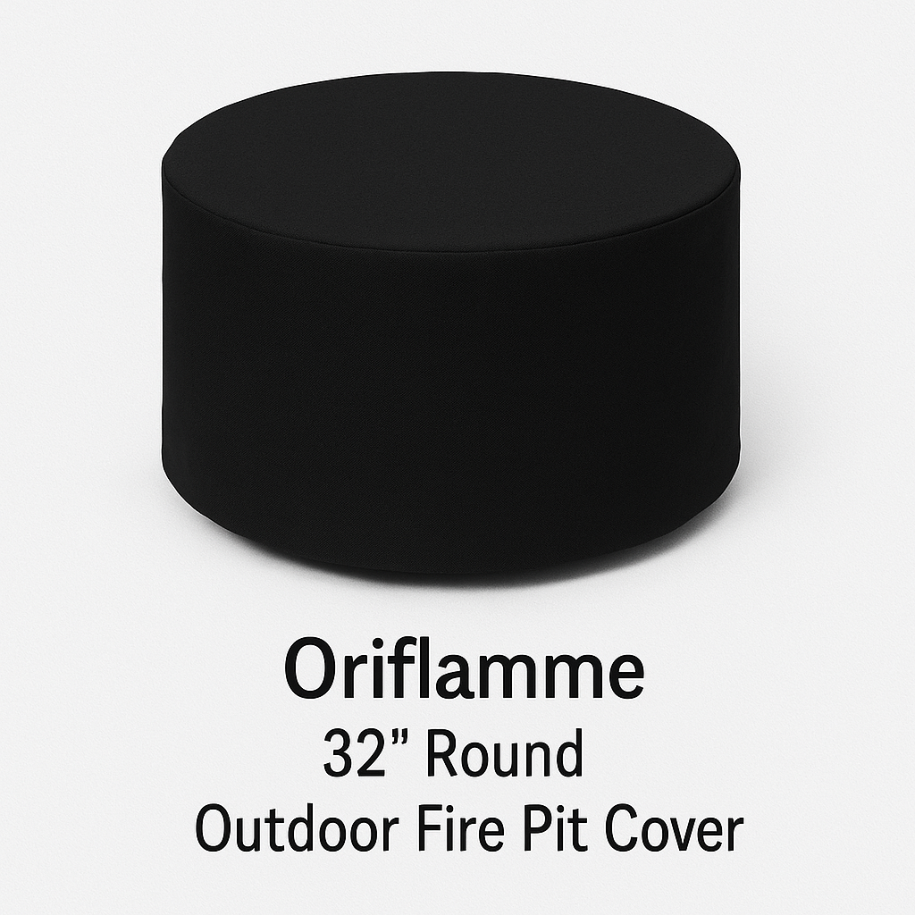 Oriflamme Gas Fire Pit Table Protective Cover Round - 32",34", 42", 45," 48", 58" Rect