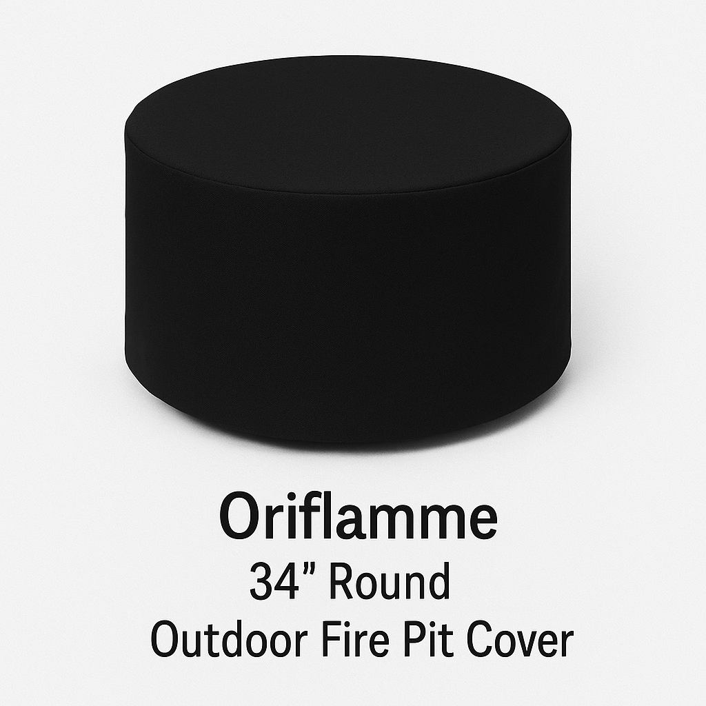 Oriflamme Gas Fire Pit Table Protective Cover Round - 32",34", 42", 45," 48", 58" Rect