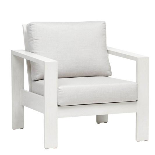 Park Lane Club Chair - White Wash