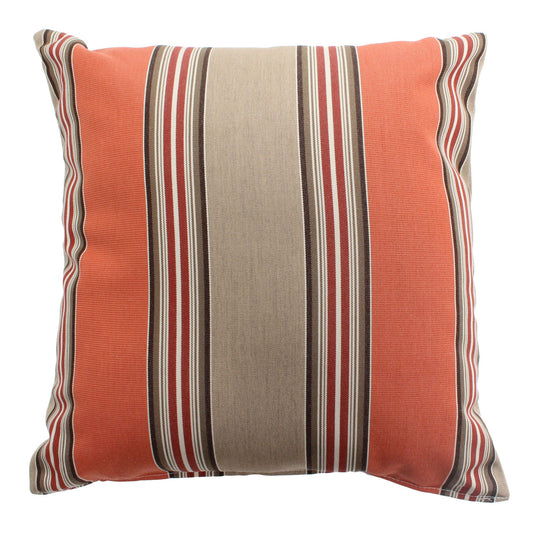 Passage Poppy Sunbrella Throw Pillow