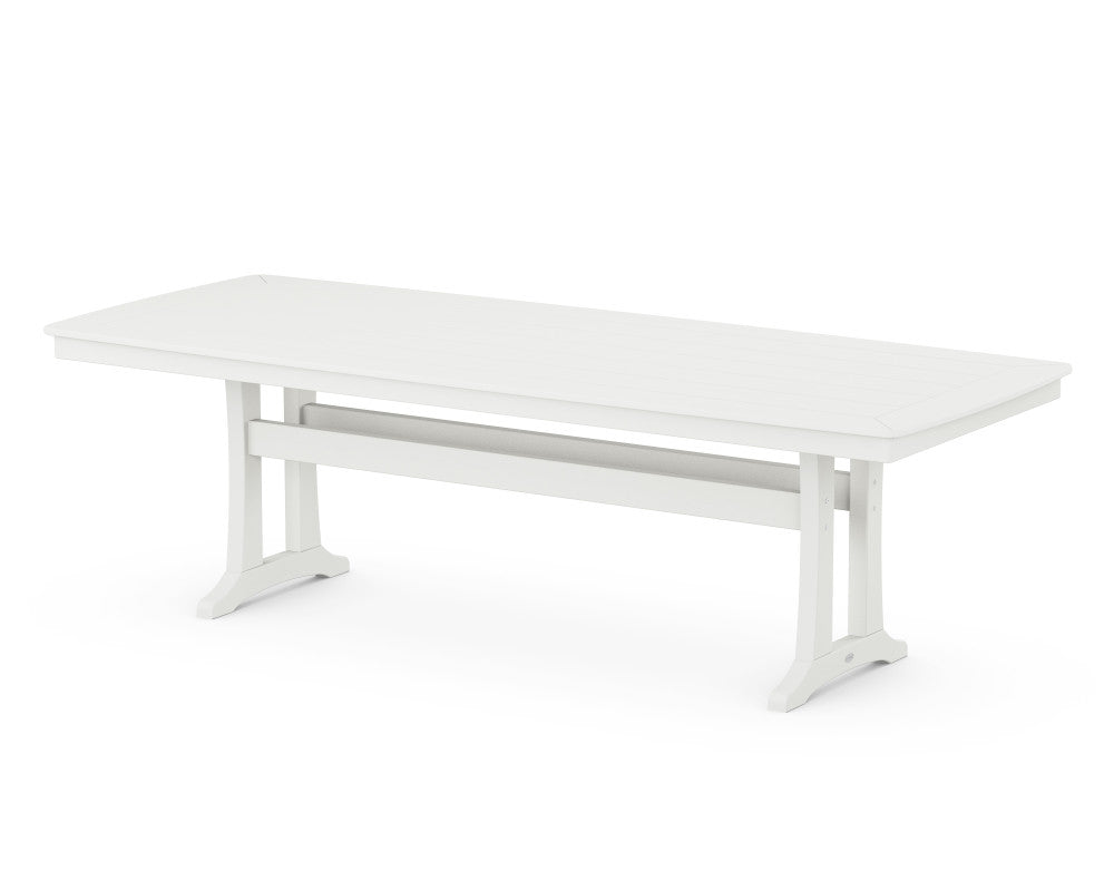 POLYWOOD Nautical Trestle Dining Table - 39"x97"
