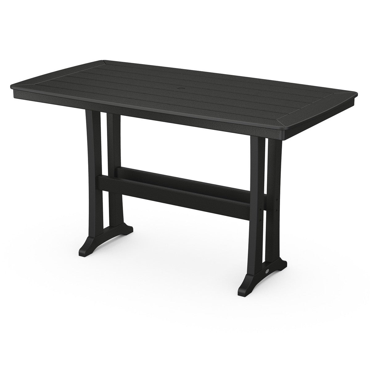 POLYWOOD Nautical Trestle 38" x 73" Bar Table