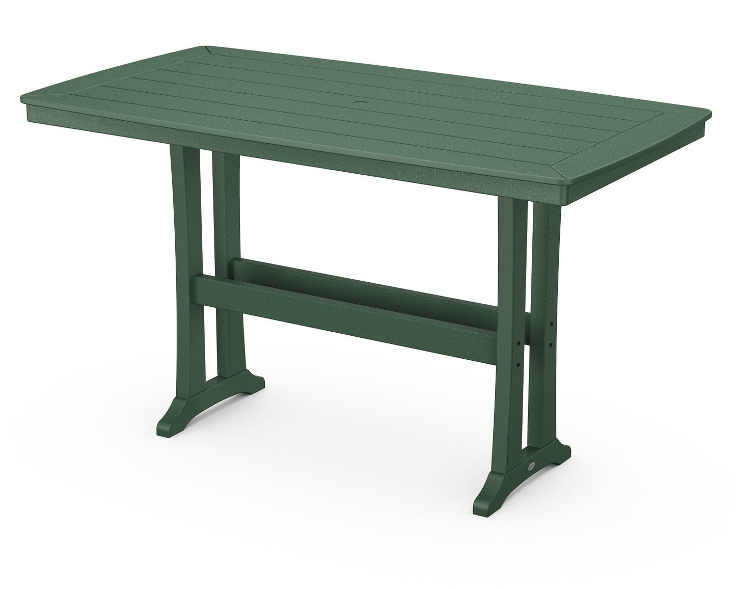 POLYWOOD Nautical Trestle 38" x 73" Bar Table