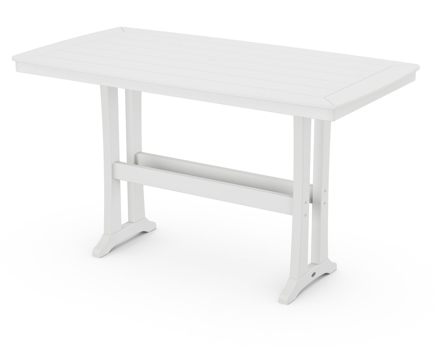 POLYWOOD Nautical Trestle 38" x 73" Bar Table