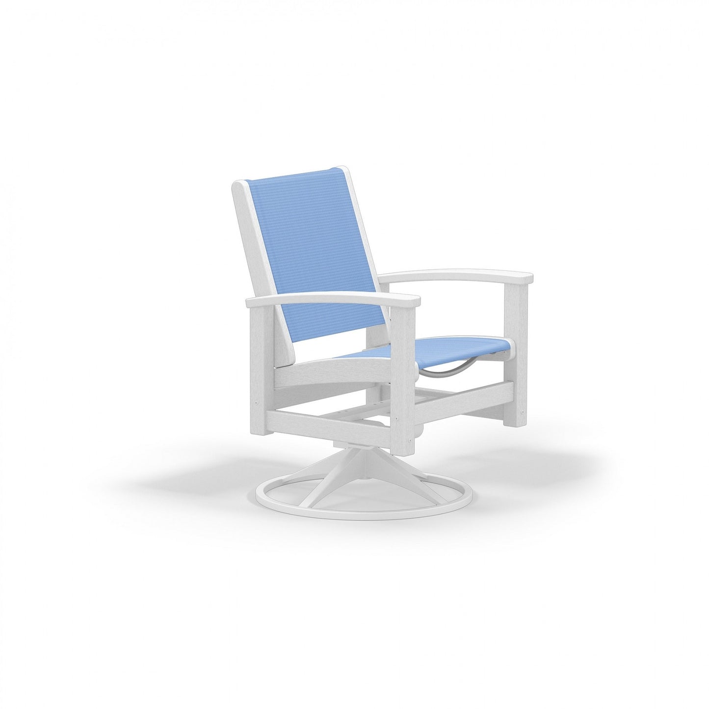 Polywood Coastal Swivel Rocker Chair