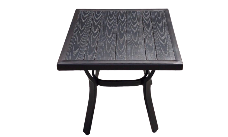 22" square side table