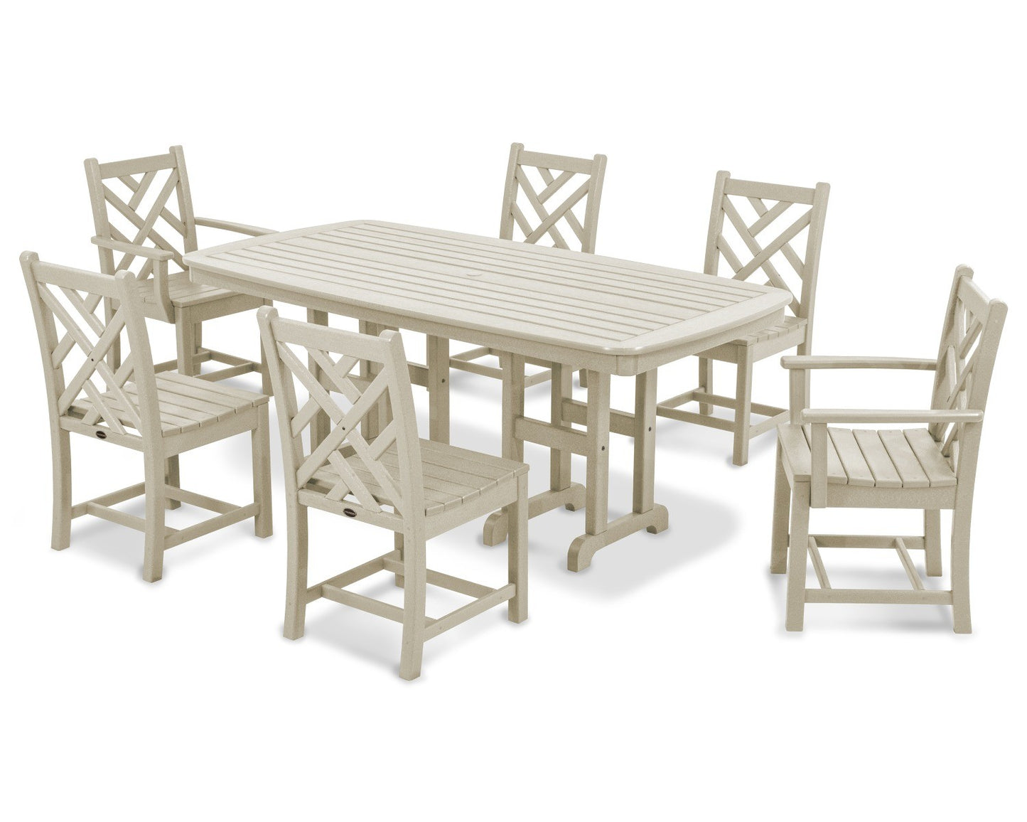 POLYWOOD Chippendale 7-Piece Dining Set