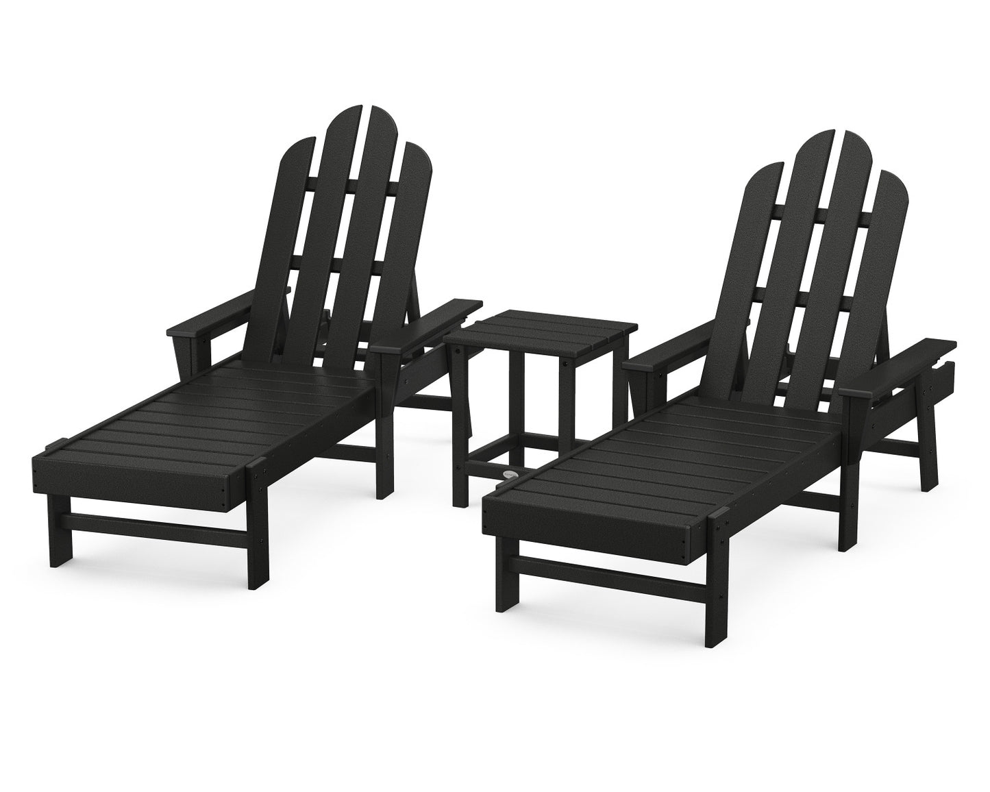 POLYWOOD Long Island Chaise 3-Piece Set