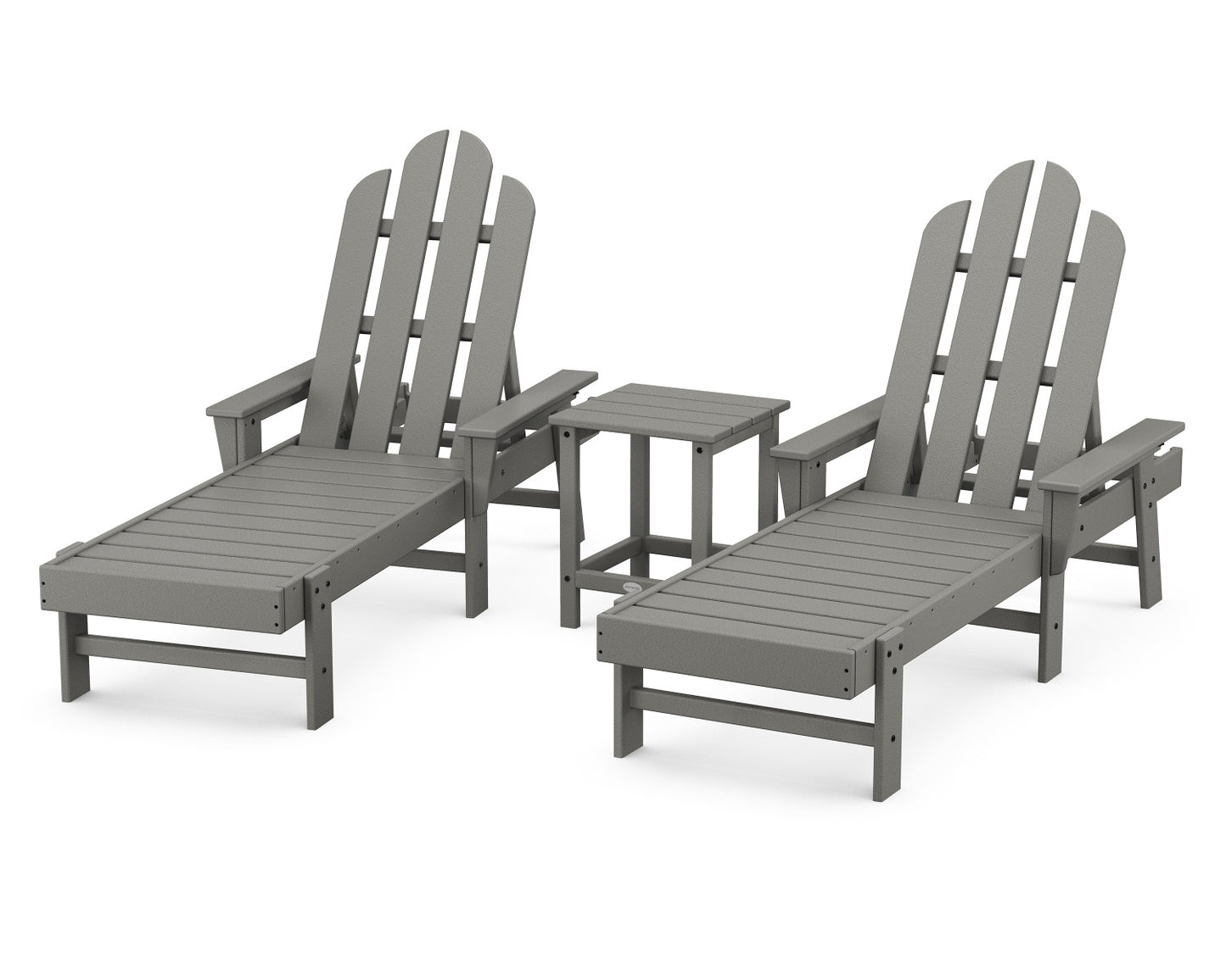 POLYWOOD Long Island Chaise 3-Piece Set