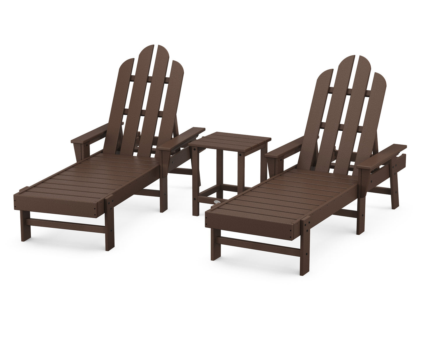 POLYWOOD Long Island Chaise 3-Piece Set