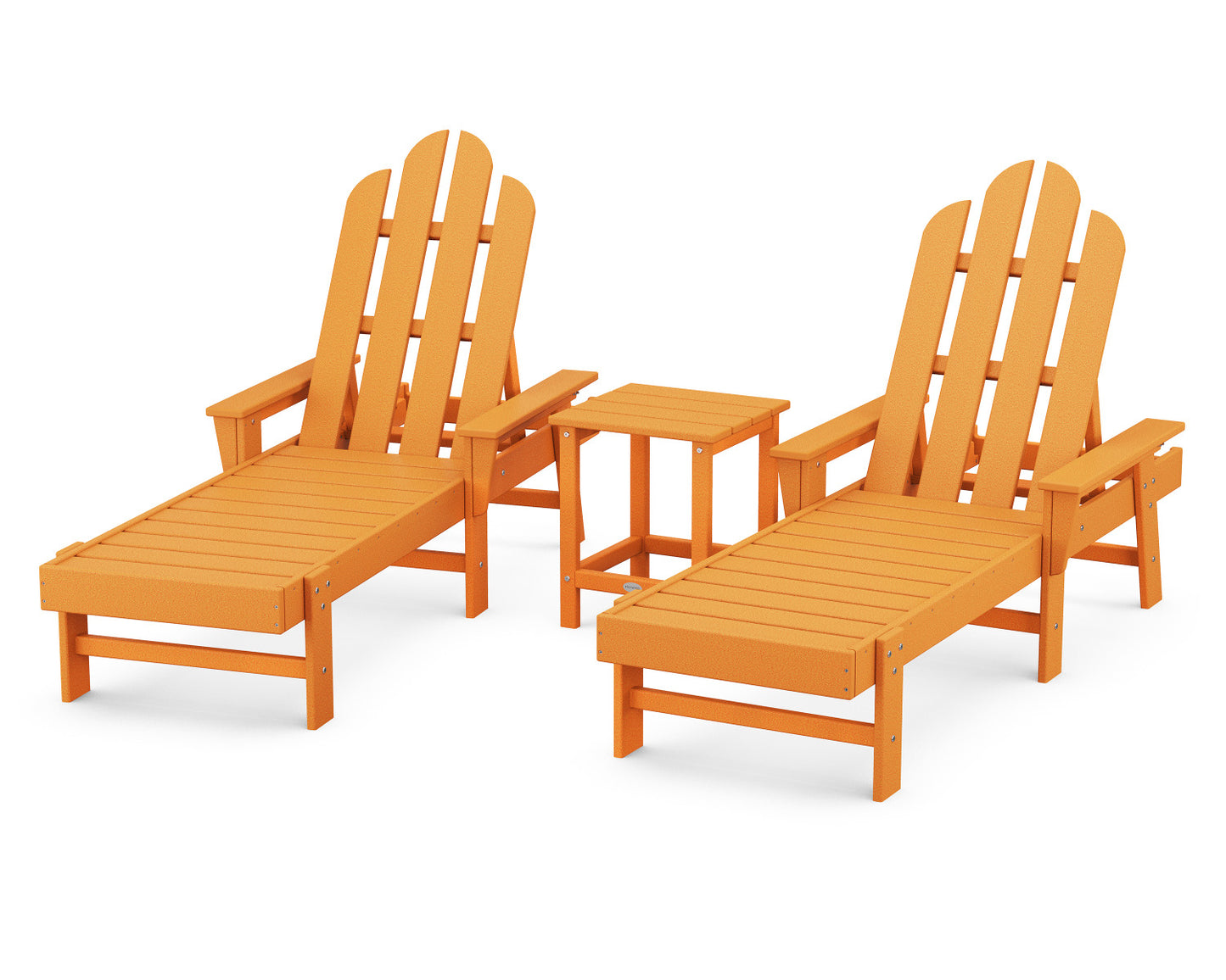 POLYWOOD Long Island Chaise 3-Piece Set