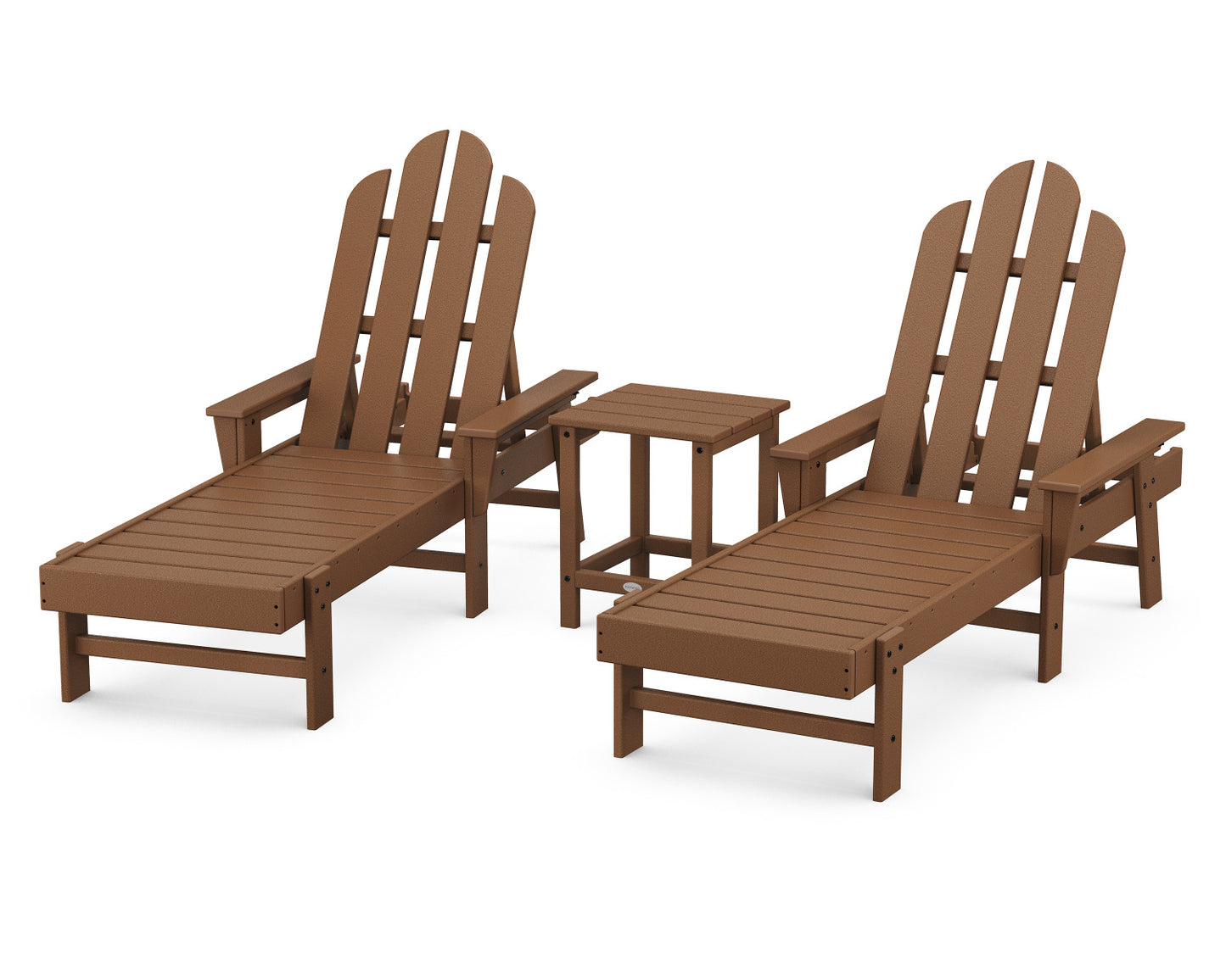 POLYWOOD Long Island Chaise 3-Piece Set