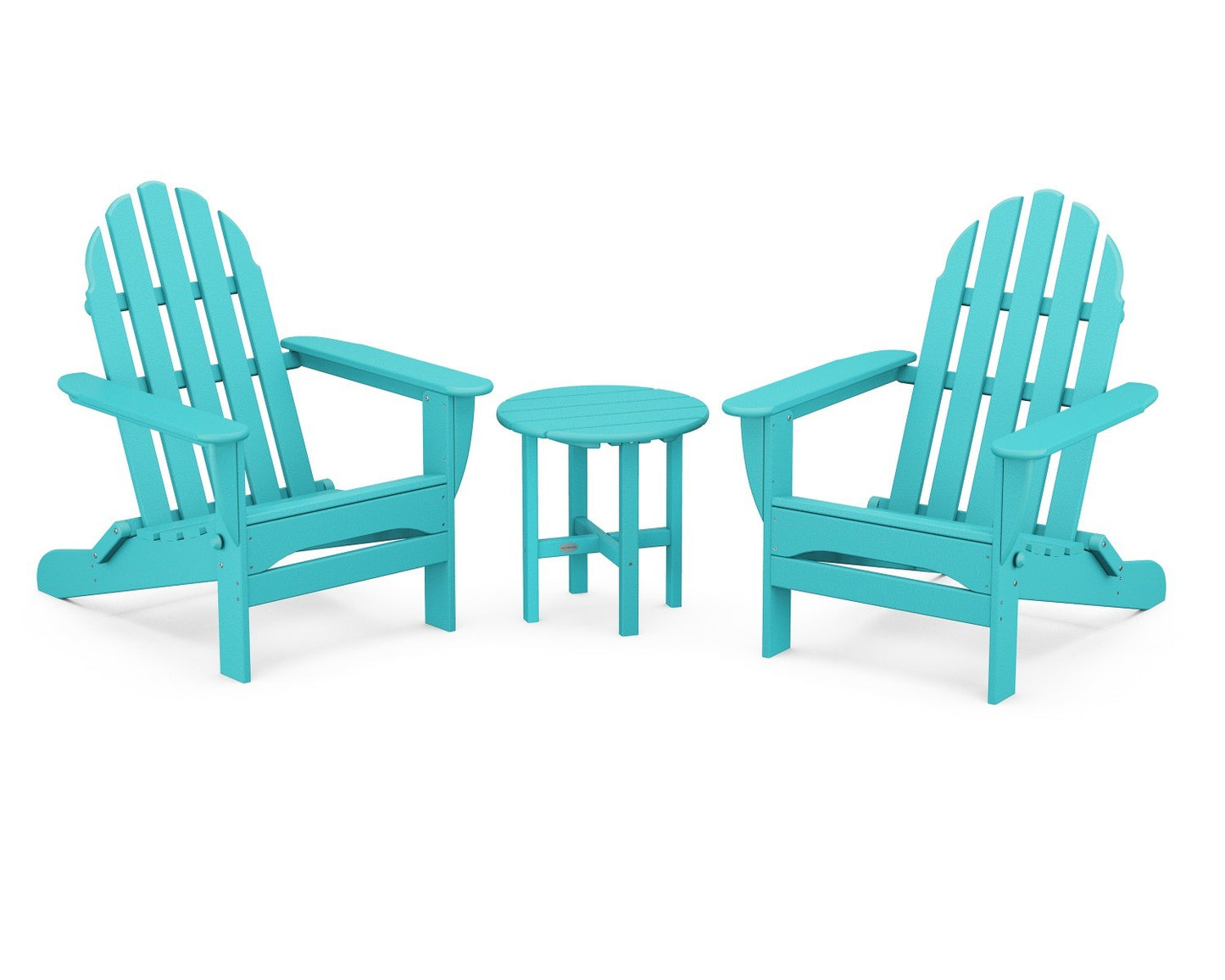 POLYWOOD Classic Folding Adirondack 3-Piece Set