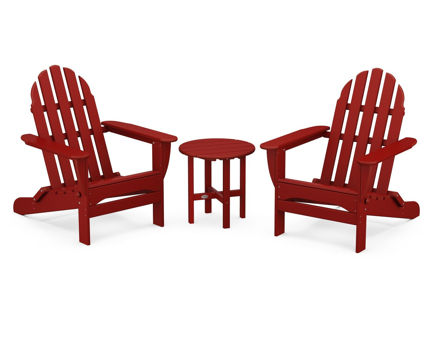 POLYWOOD Classic Folding Adirondack 3-Piece Set