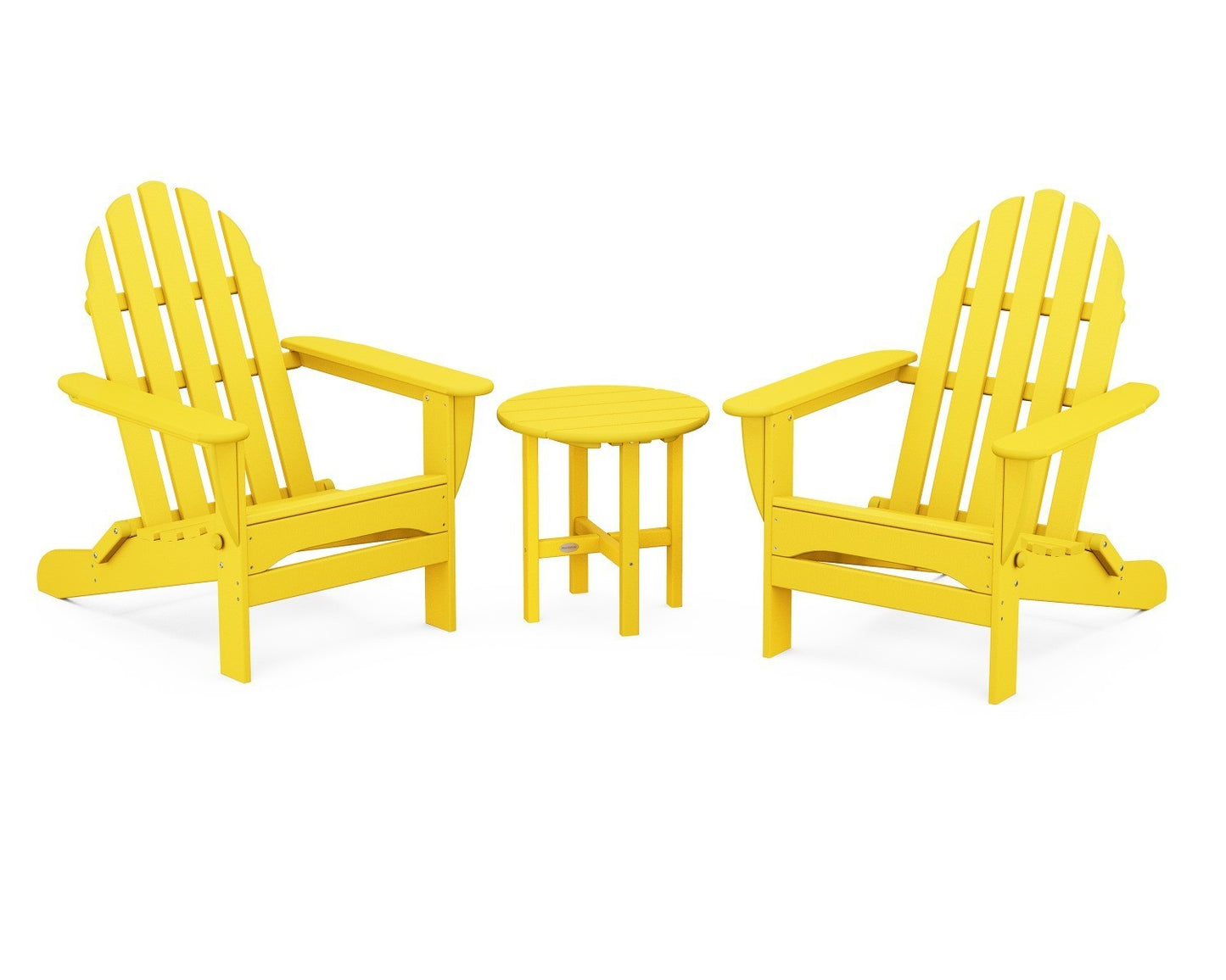 POLYWOOD Classic Folding Adirondack 3-Piece Set