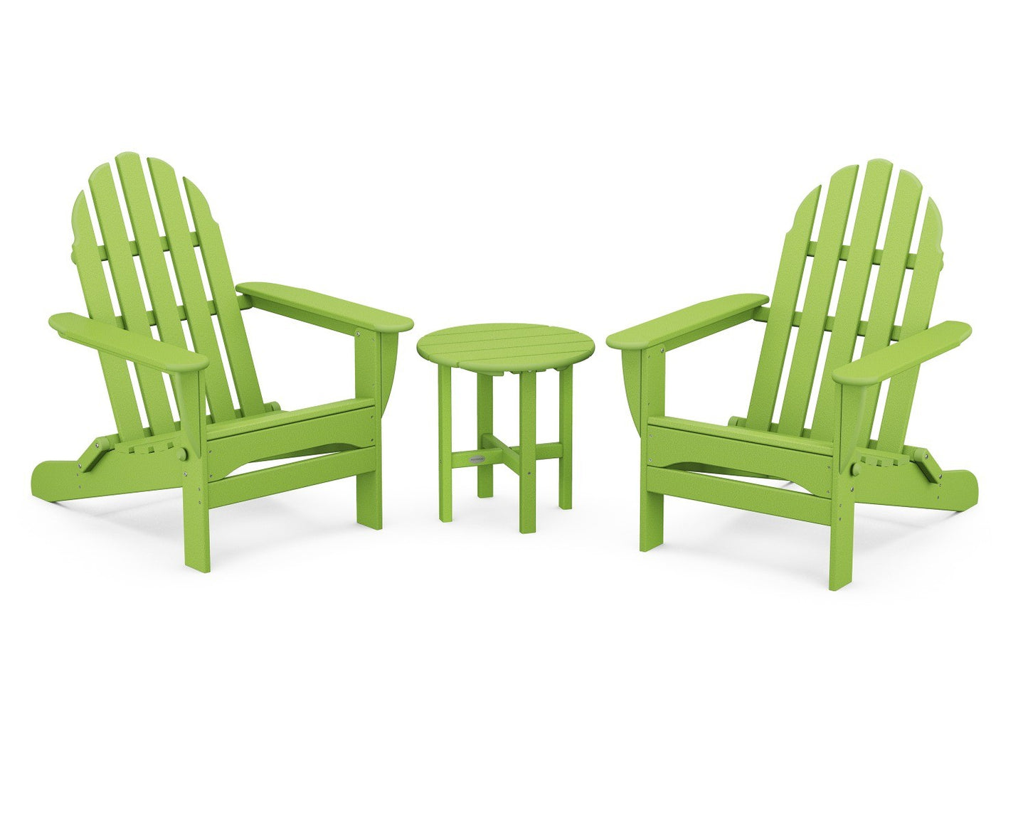 POLYWOOD Classic Folding Adirondack 3-Piece Set
