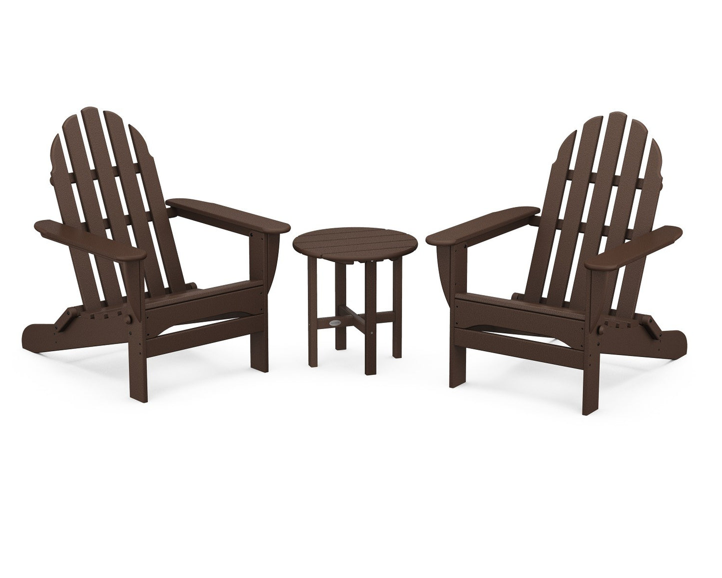 POLYWOOD Classic Folding Adirondack 3-Piece Set
