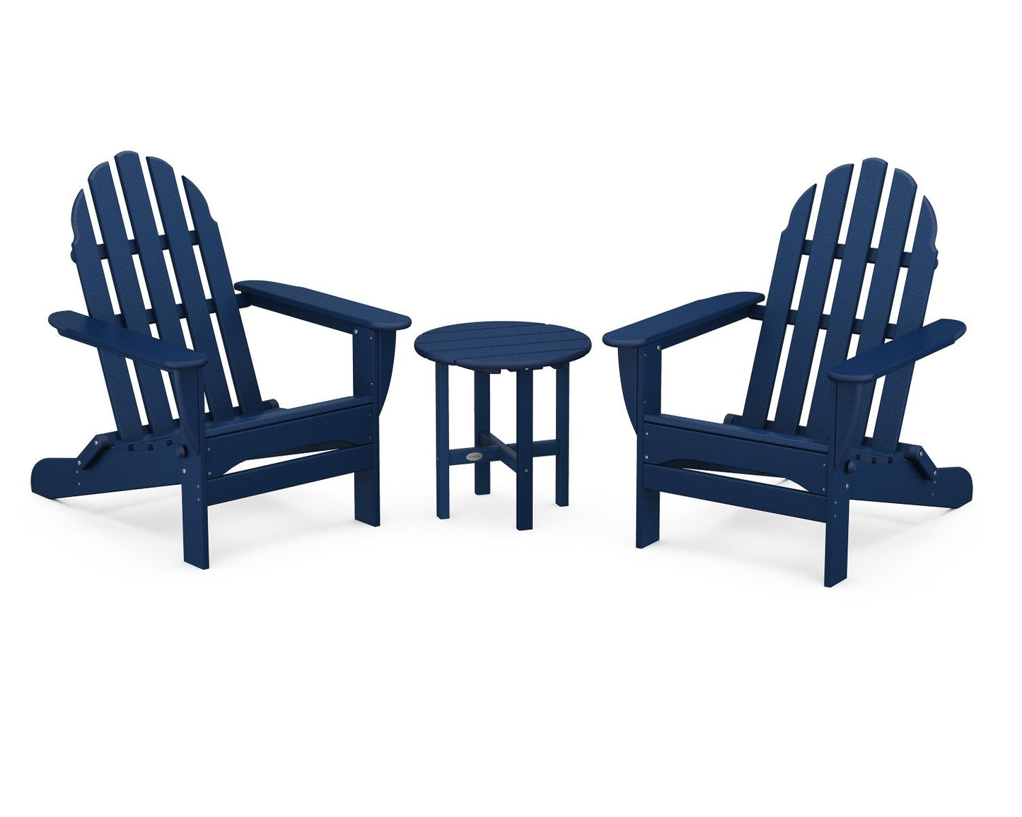 POLYWOOD Classic Folding Adirondack 3-Piece Set