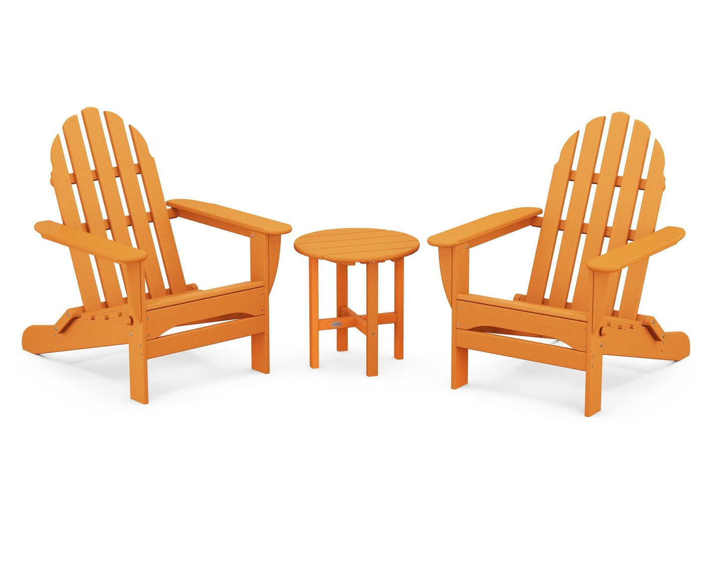 POLYWOOD Classic Folding Adirondack 3-Piece Set