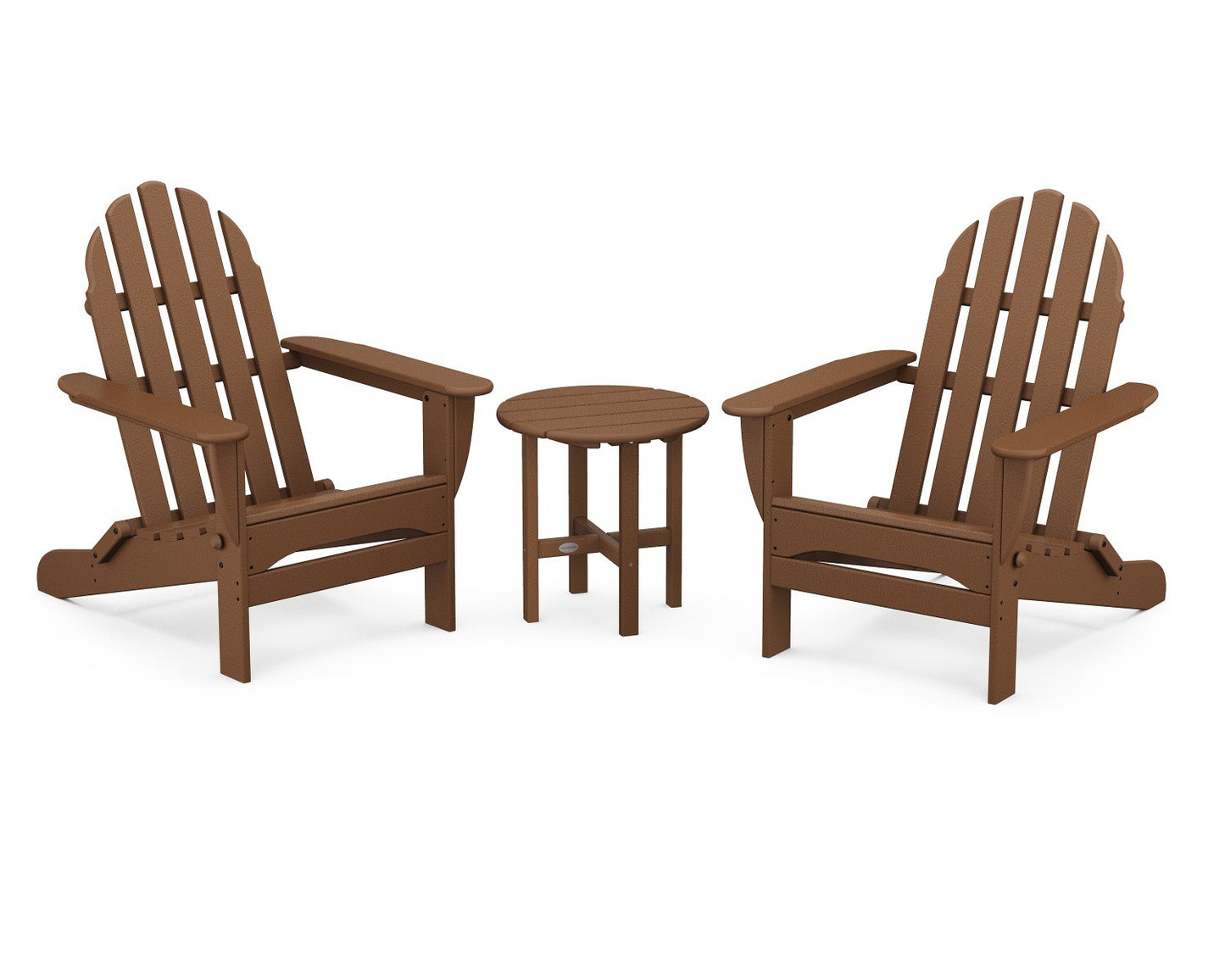 POLYWOOD Classic Folding Adirondack 3-Piece Set