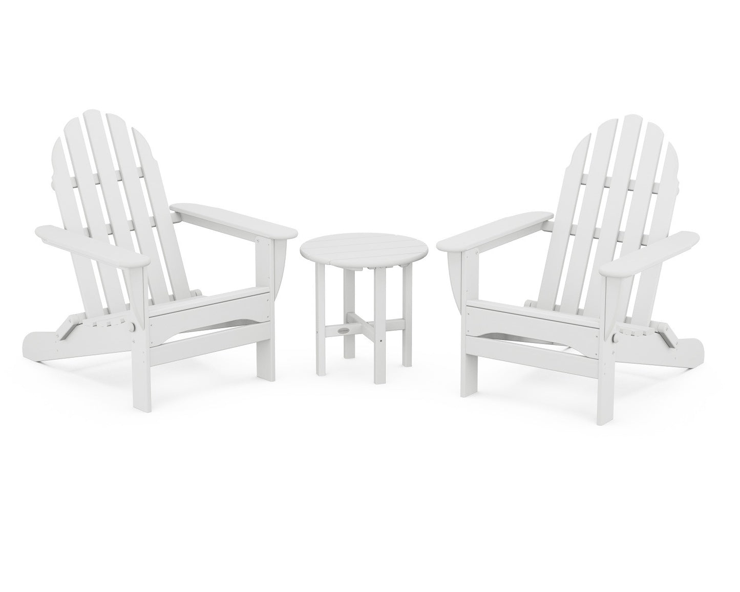 POLYWOOD Classic Folding Adirondack 3-Piece Set