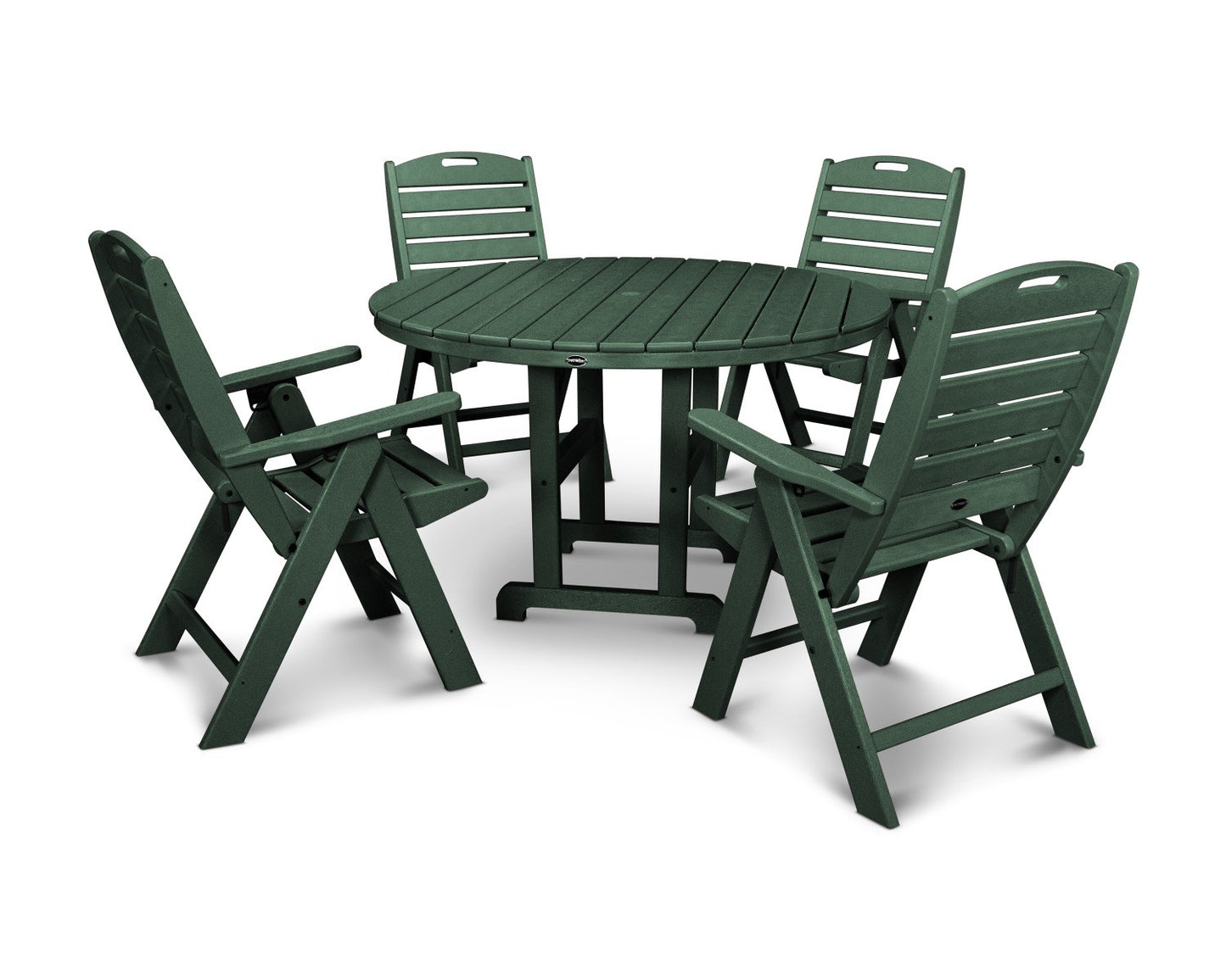 POLYWOOD Nautical 3-Piece Adirondack Set
